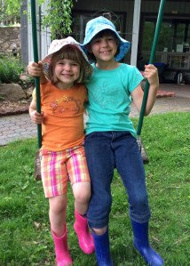 Granddaughters Helen (age 4) and Clara (age 7).