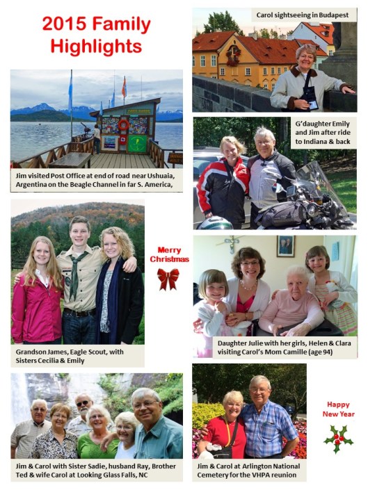 Christmas Letter 2015