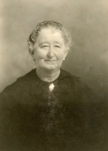Elizabeth (Hopf) Burger, born September 29, 1844; mother of 12 children; died October 21, 1921.